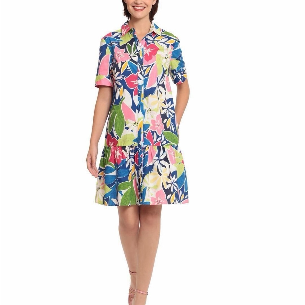 Donna Morgan Floral Shirtdress